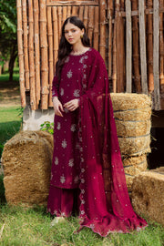 Bells 3Pc - Embroidered Karandi Dress
