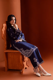 Bloomy 2Pc - Embroidered Khaddar Dress