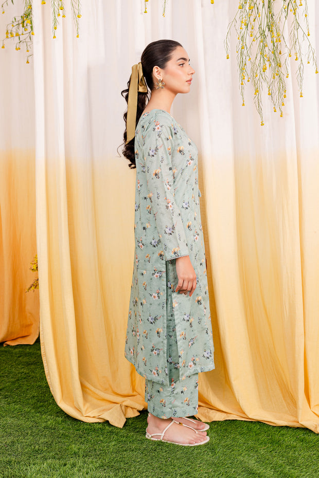 Gakasi 2Pc - Printed Lawn Dress