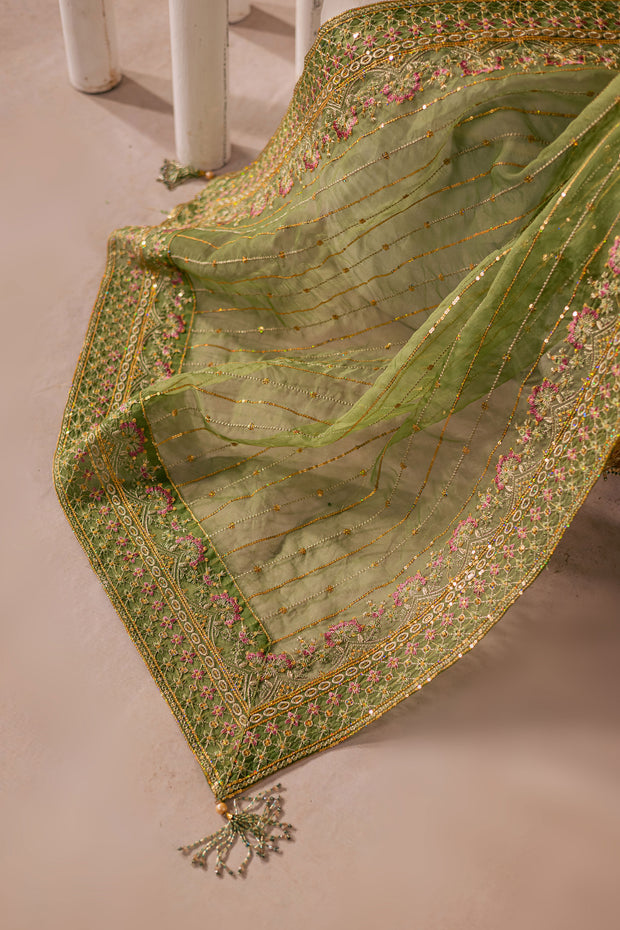 Lailomah 3Pc - Embroidered Luxe Pret