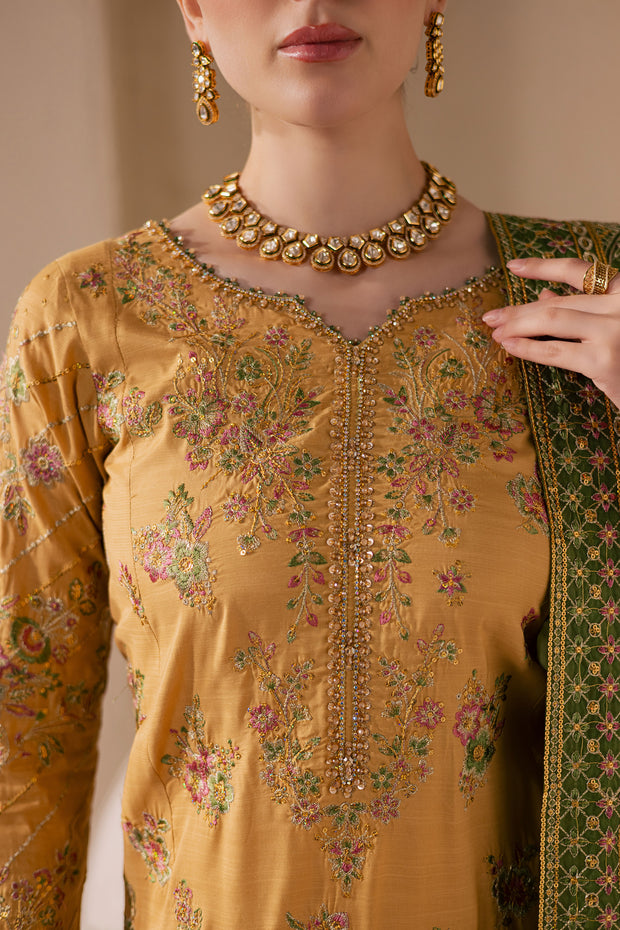 Lailomah 3Pc - Embroidered Luxe Pret