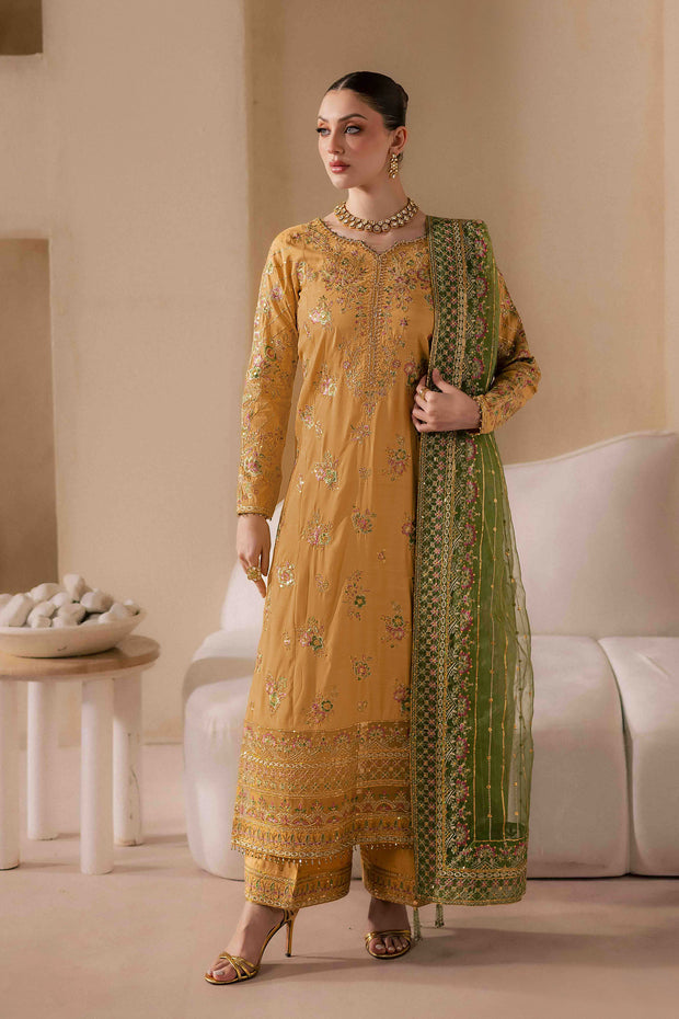 Lailomah 3Pc - Embroidered Luxe Pret