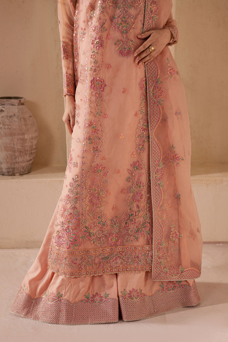Leela 3Pc - Embroidered Luxe Pret