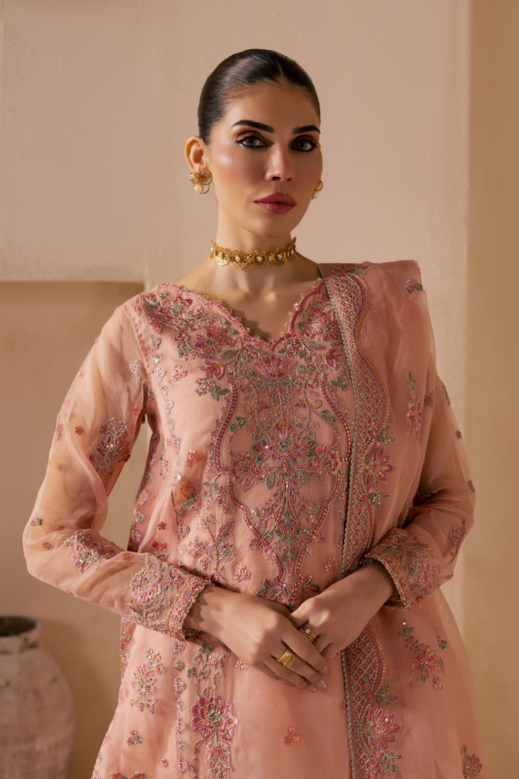 Leela 3Pc - Embroidered Luxe Pret