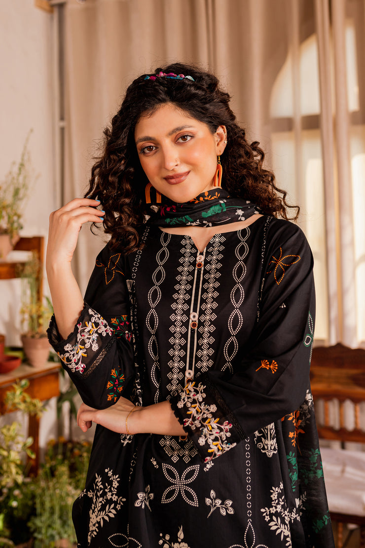 Dig. Lilly Black 3Pc