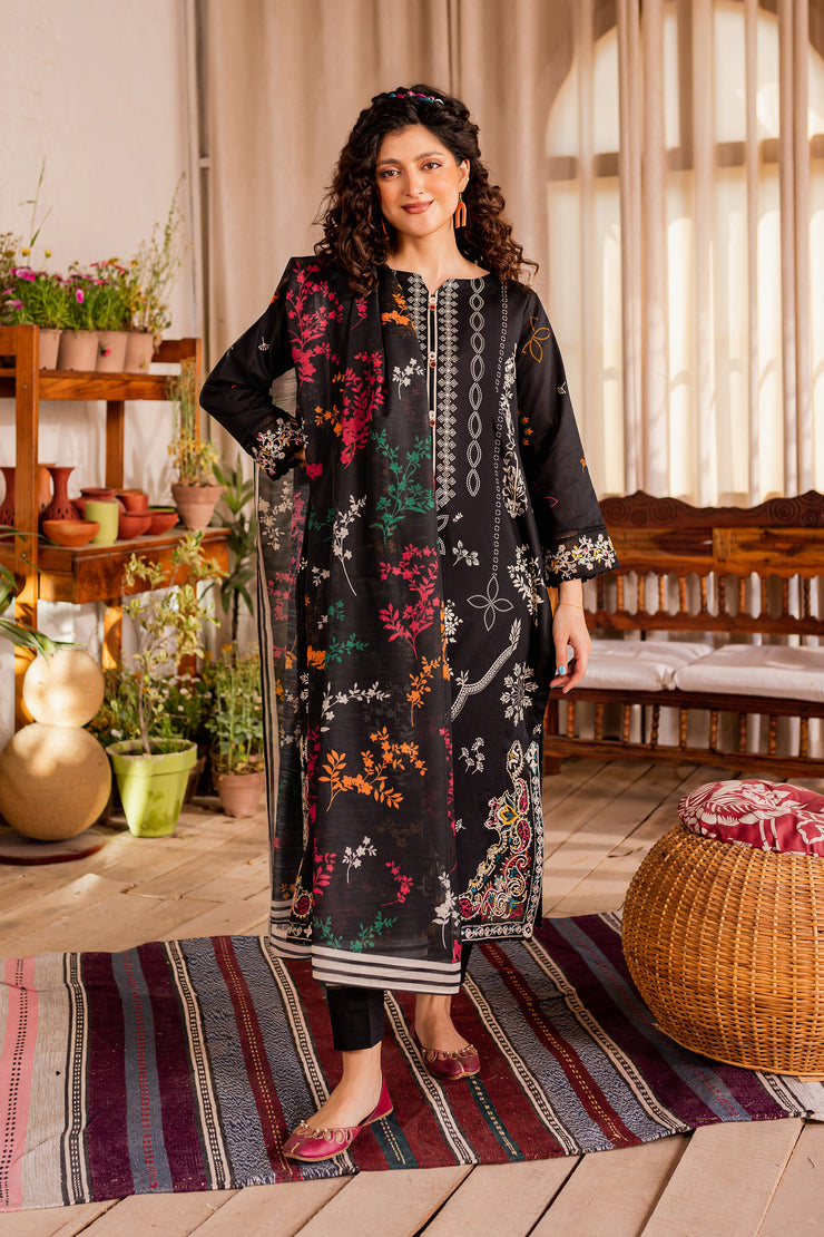 Dig. Lilly Black 3Pc