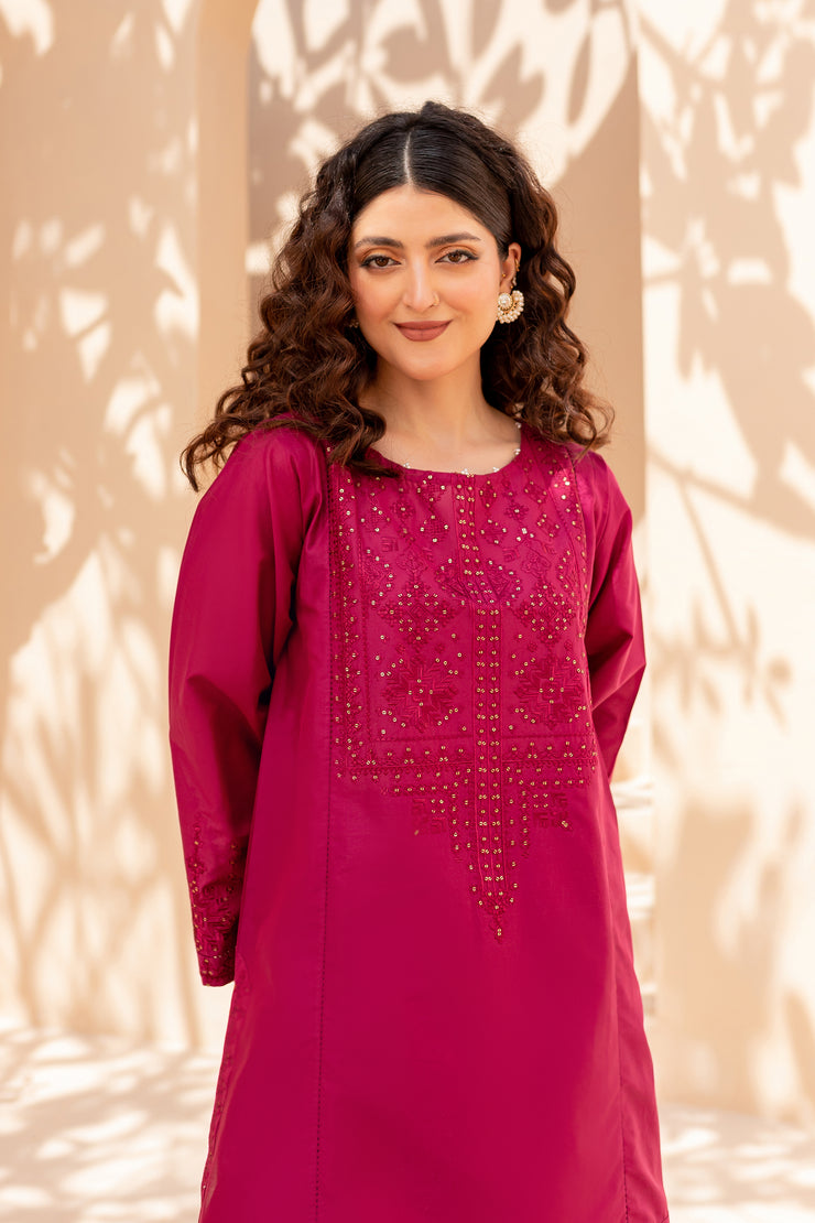 Pink Corduroy 2Pc